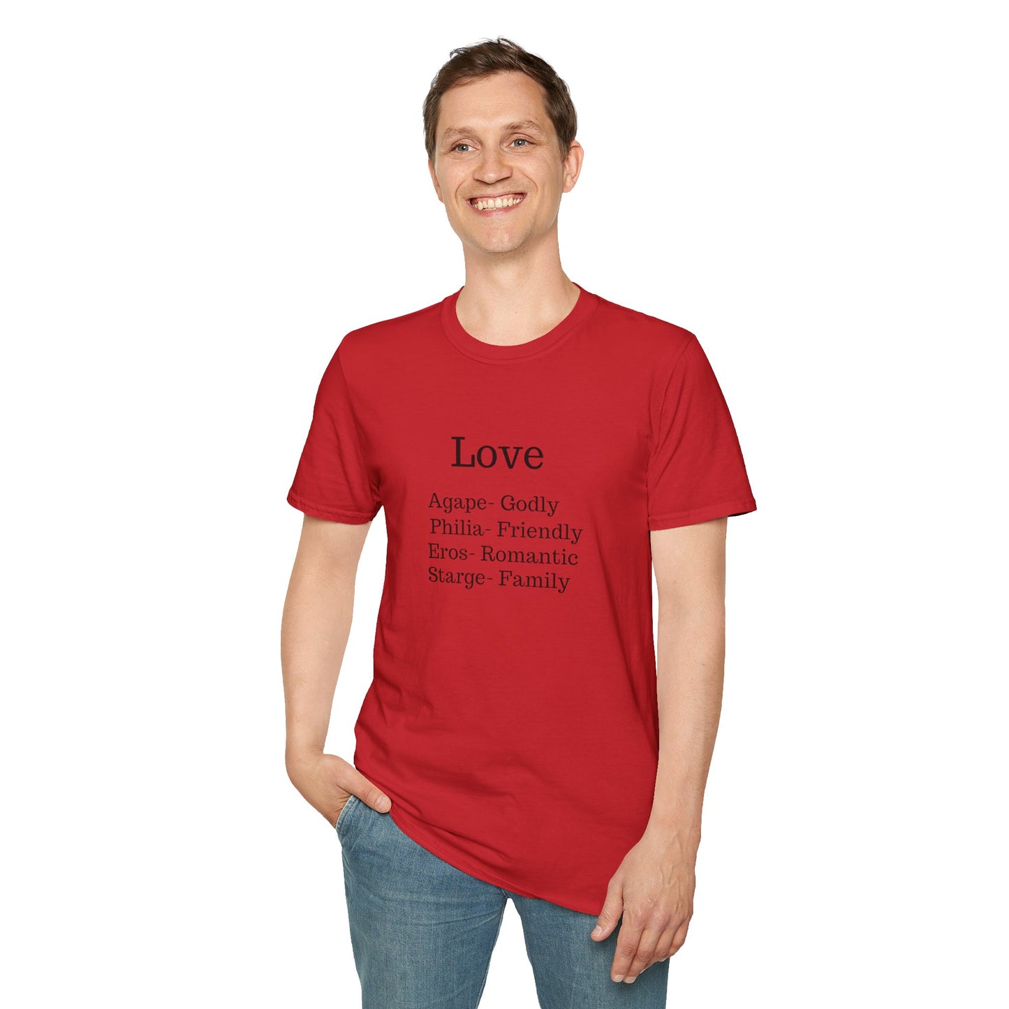 The "Four Loves" Greek Definition Tee – Wear the Language of the Soul