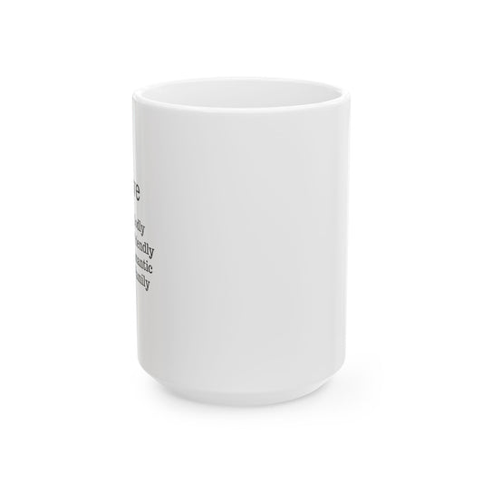The "Ancient Wisdom" Love Definition Mug – A Sincere Start to Your Day (11oz, 15oz)(White)