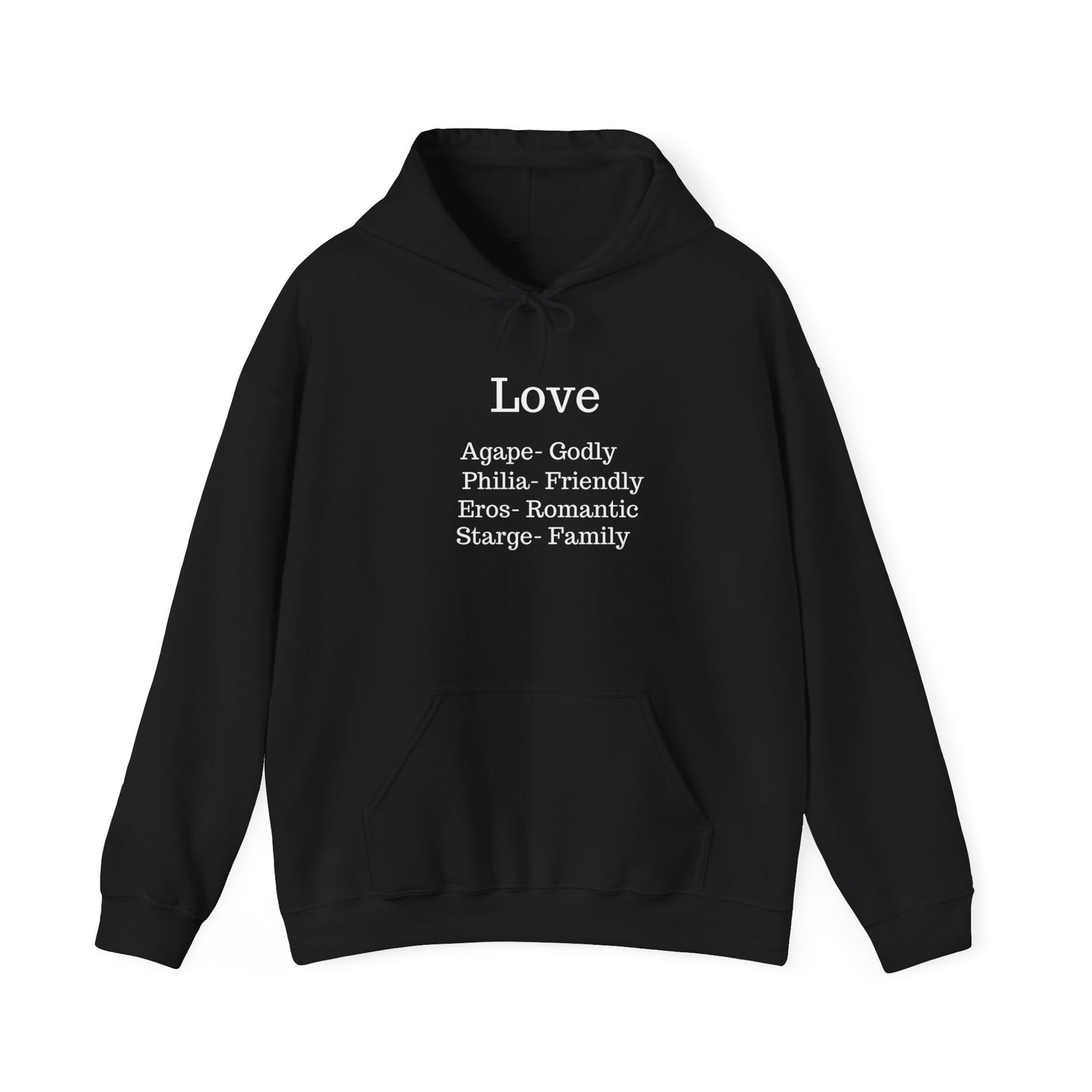 The "Language of Love" Aesthetic Hoodie – Soft Pink Heart Graphic
