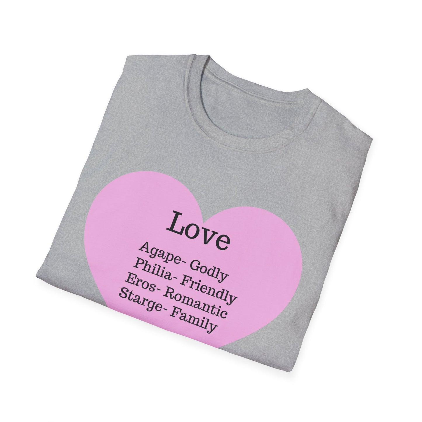 The "Four Loves" Ancient Greek Definition Tee – Wear the Language of the Heart