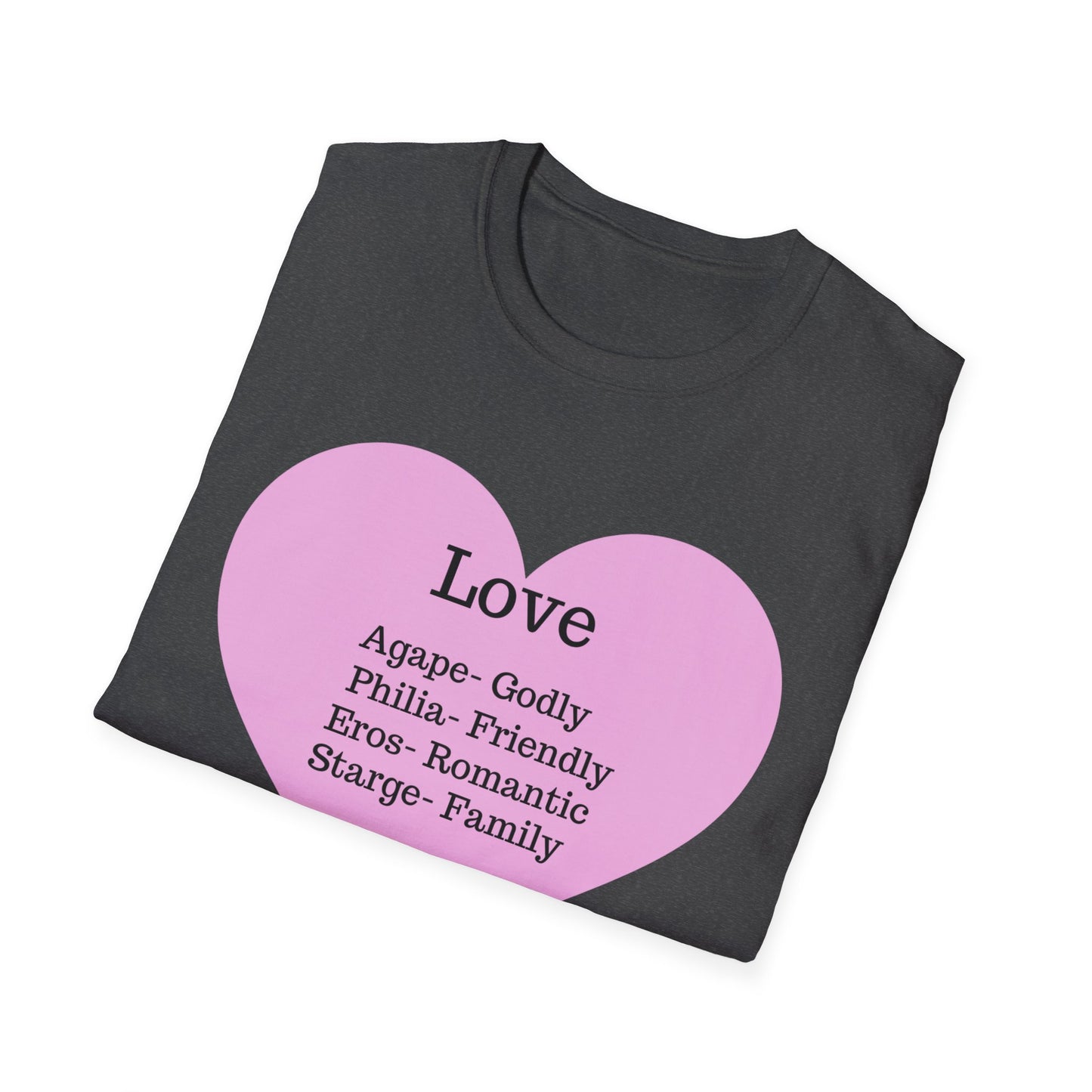 The "Four Loves" Ancient Greek Definition Tee – Wear the Language of the Heart