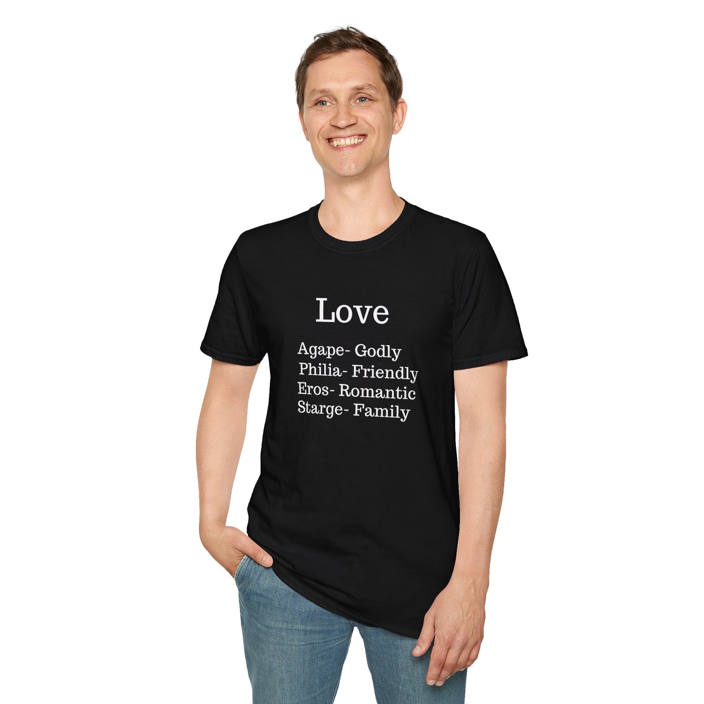 The "Four Loves" Greek Definition Tee – Wear the Language of the Soul