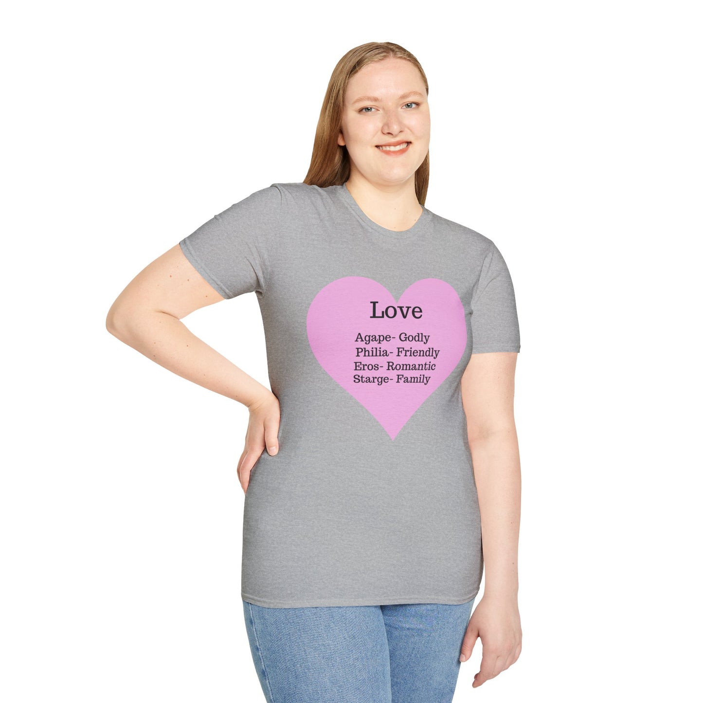 The "Four Loves" Ancient Greek Definition Tee – Wear the Language of the Heart