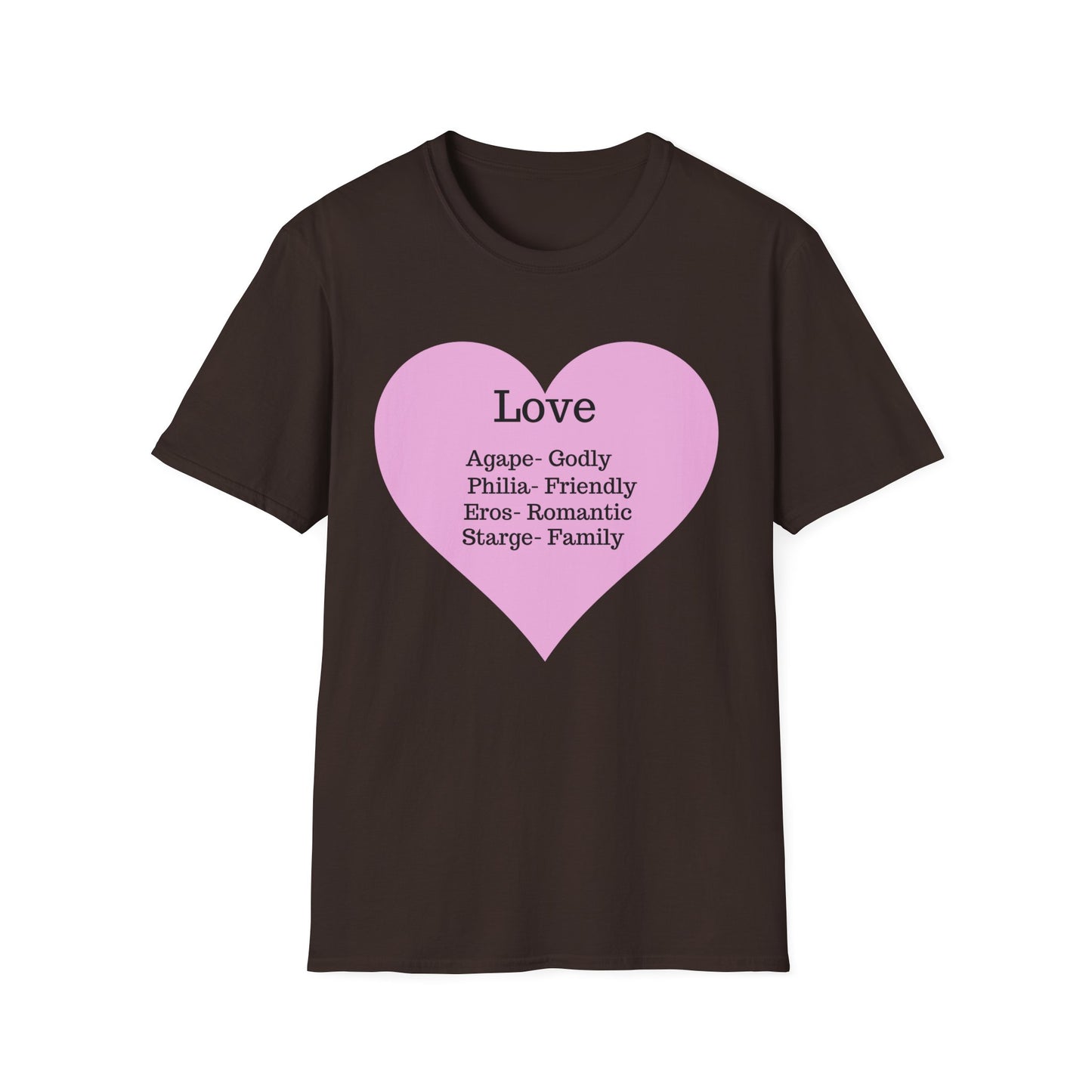 The "Four Loves" Ancient Greek Definition Tee – Wear the Language of the Heart