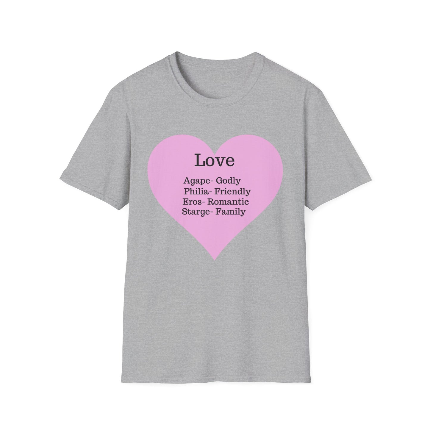 The "Four Loves" Ancient Greek Definition Tee – Wear the Language of the Heart