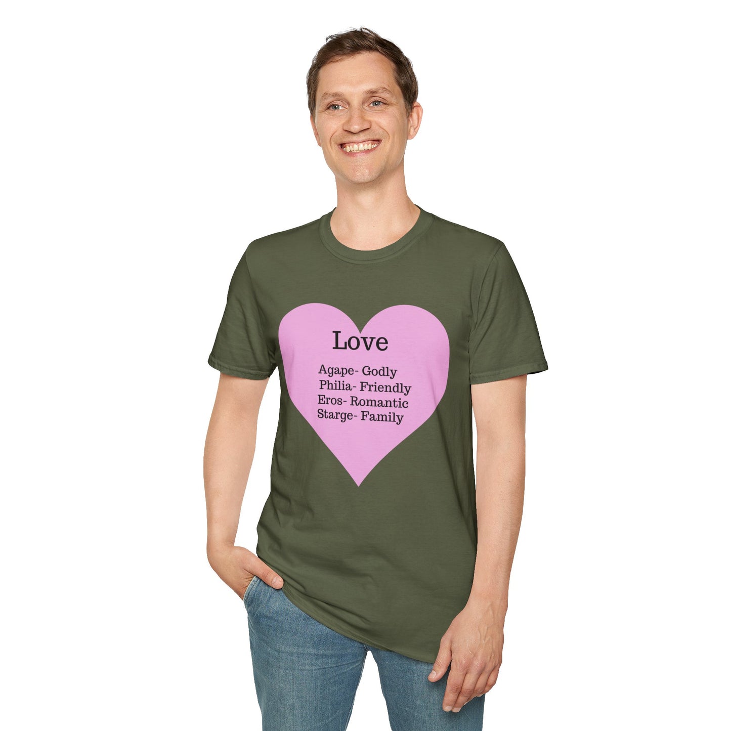 The "Four Loves" Ancient Greek Definition Tee – Wear the Language of the Heart