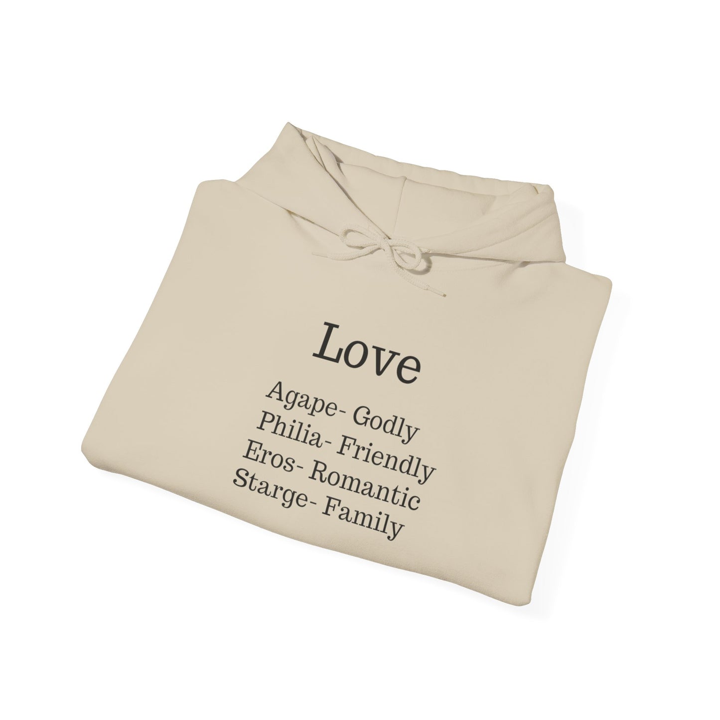 The "Language of Love" Aesthetic Hoodie – Soft Pink Heart Graphic