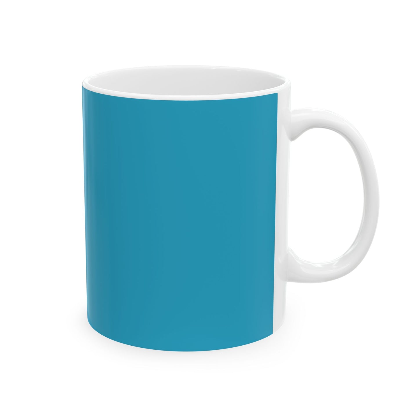 The "Language of Love" Ceramic Mug – A Sincere Start to Your Day (11oz, 15oz)(Turquoise)