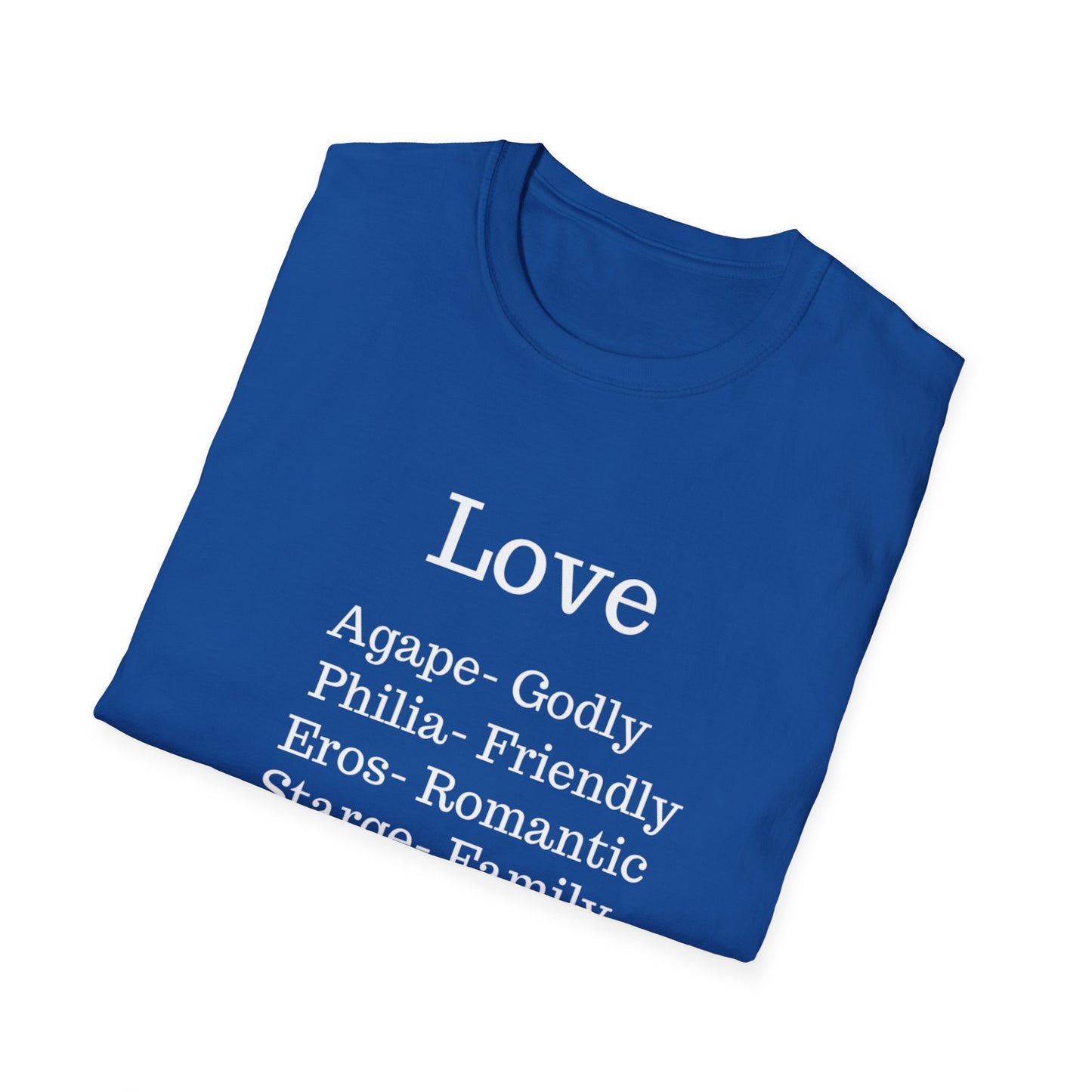 The "Four Loves" Greek Definition Tee – Wear the Language of the Soul