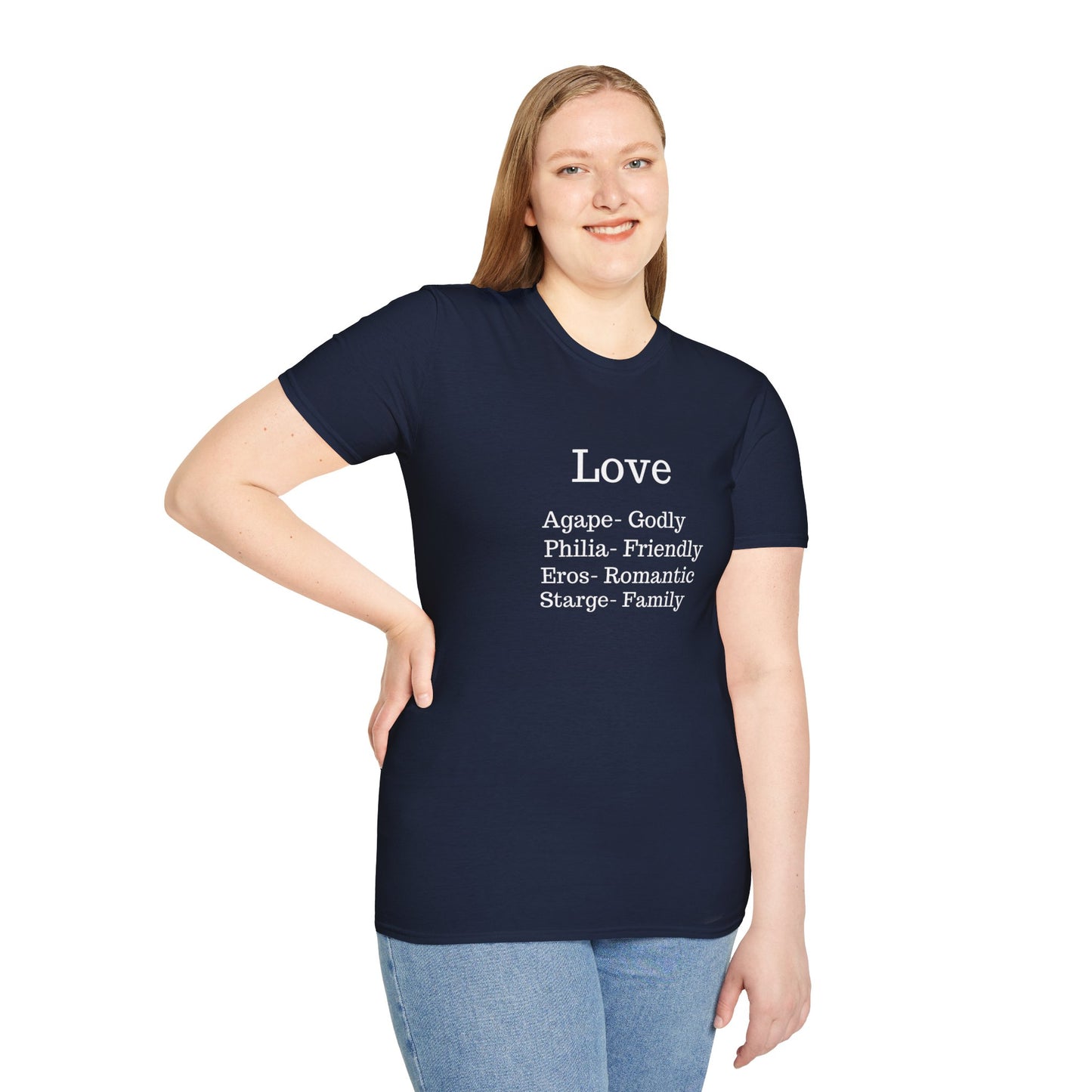 The "Four Loves" Greek Definition Tee – Wear the Language of the Soul