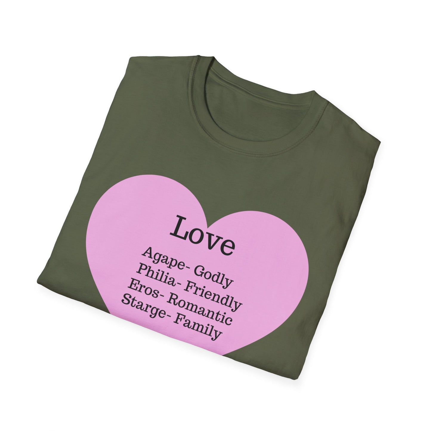 The "Four Loves" Ancient Greek Definition Tee – Wear the Language of the Heart
