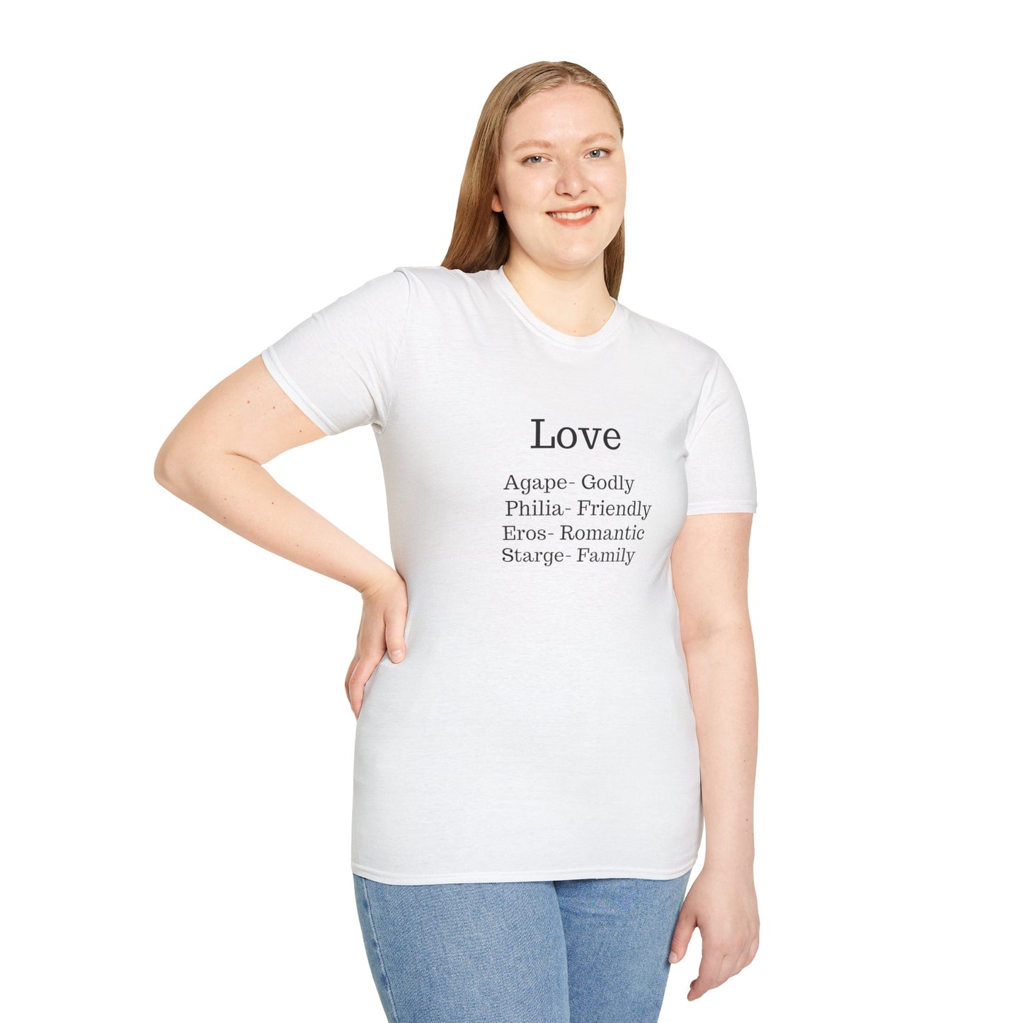 The "Four Loves" Greek Definition Tee – Wear the Language of the Soul