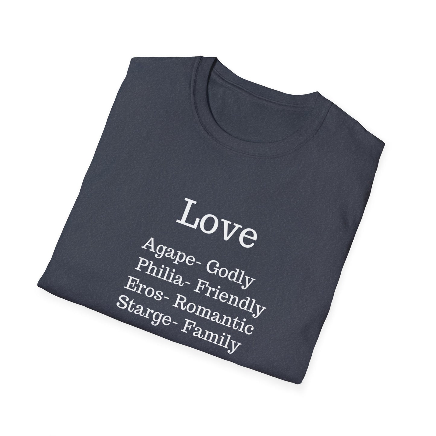 The "Four Loves" Greek Definition Tee – Wear the Language of the Soul