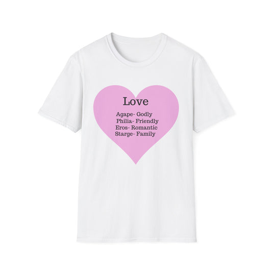The "Four Loves" Ancient Greek Definition Tee – Wear the Language of the Heart