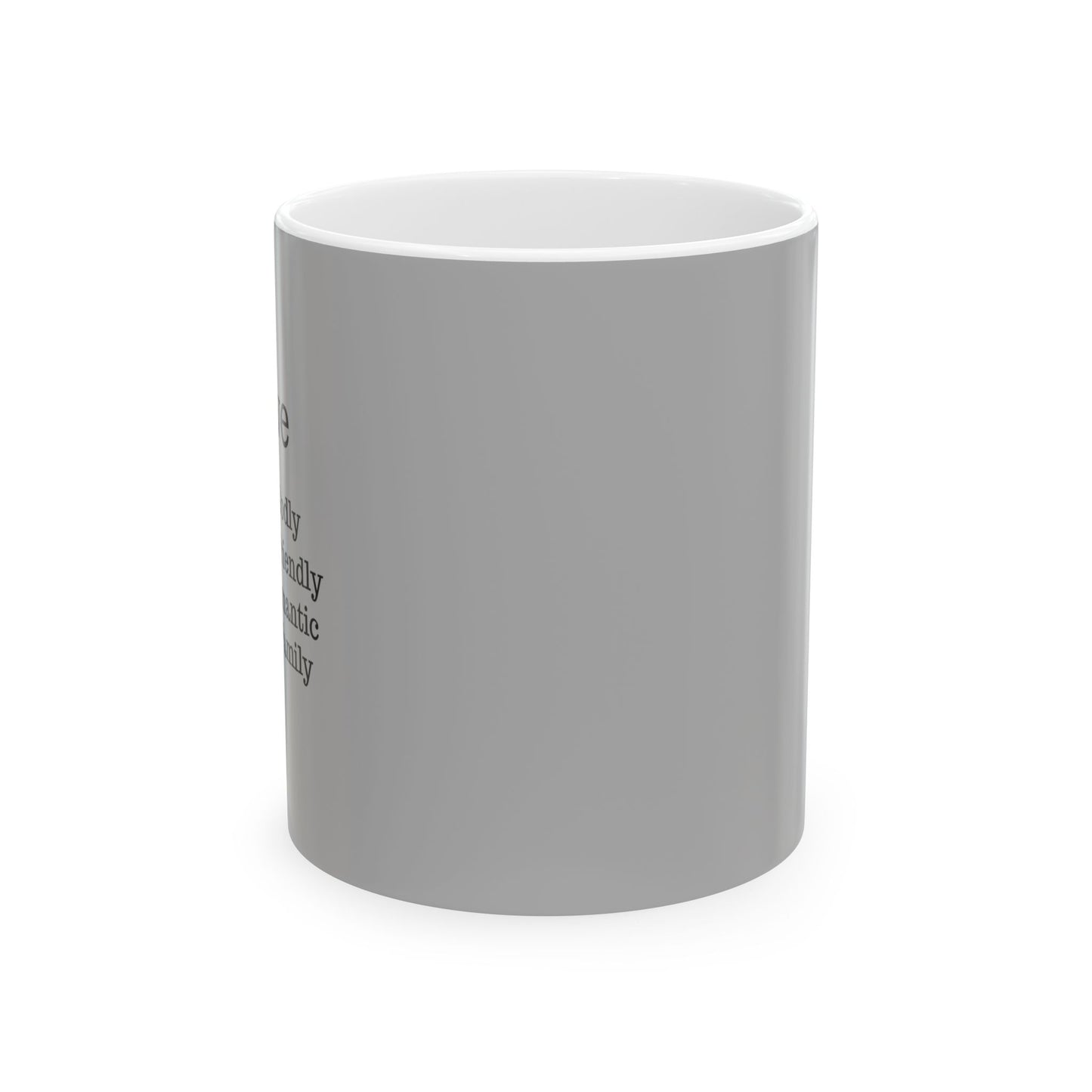 The "Ancient Wisdom" Love Definition Mug – A Sincere Start to Your Day (11oz, 15oz)(Light grey)