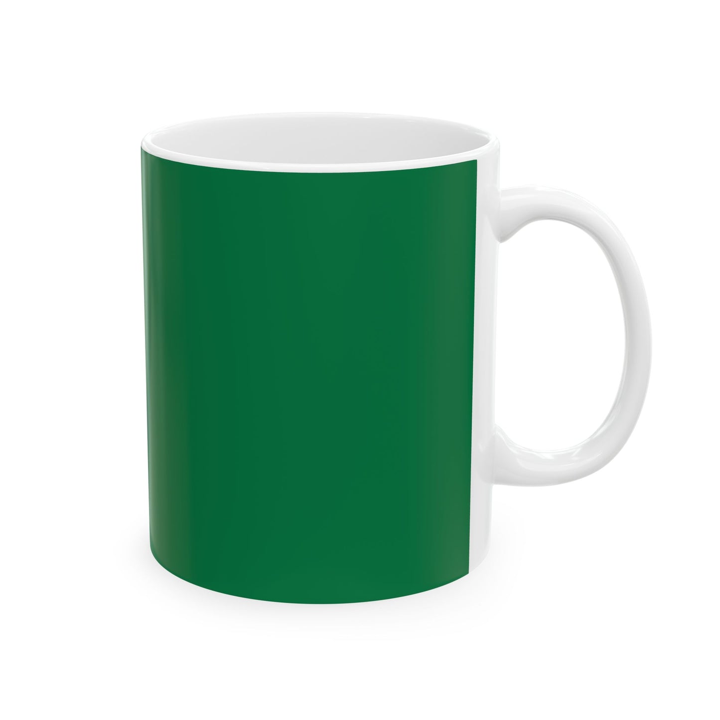 The "Language of Love" Ceramic Mug – A Sincere Start to Your Day (11oz, 15oz)(Dark green)