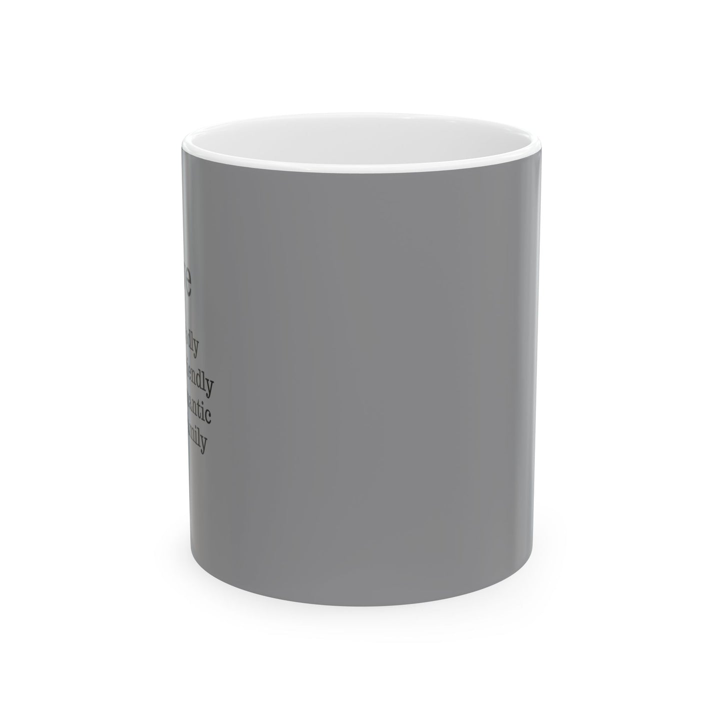 The "Ancient Wisdom" Love Definition Mug – A Sincere Start to Your Day (11oz, 15oz)(Grey)