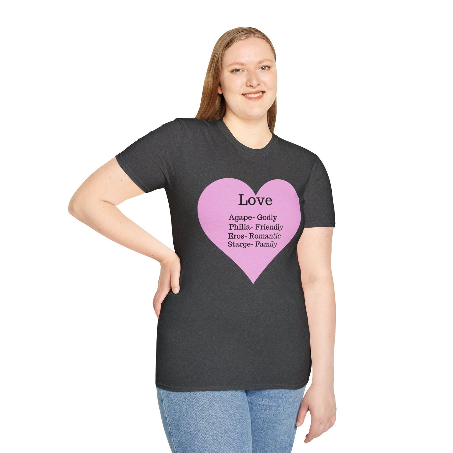 The "Four Loves" Ancient Greek Definition Tee – Wear the Language of the Heart