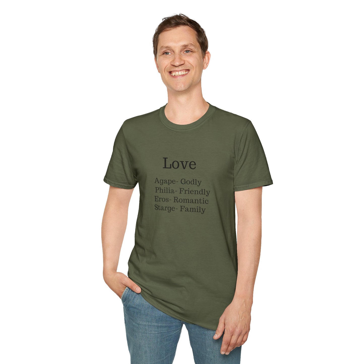 The "Four Loves" Greek Definition Tee – Wear the Language of the Soul