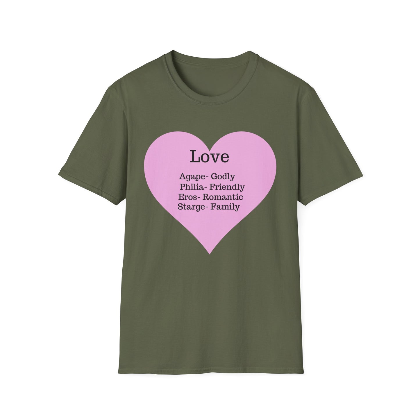 The "Four Loves" Ancient Greek Definition Tee – Wear the Language of the Heart