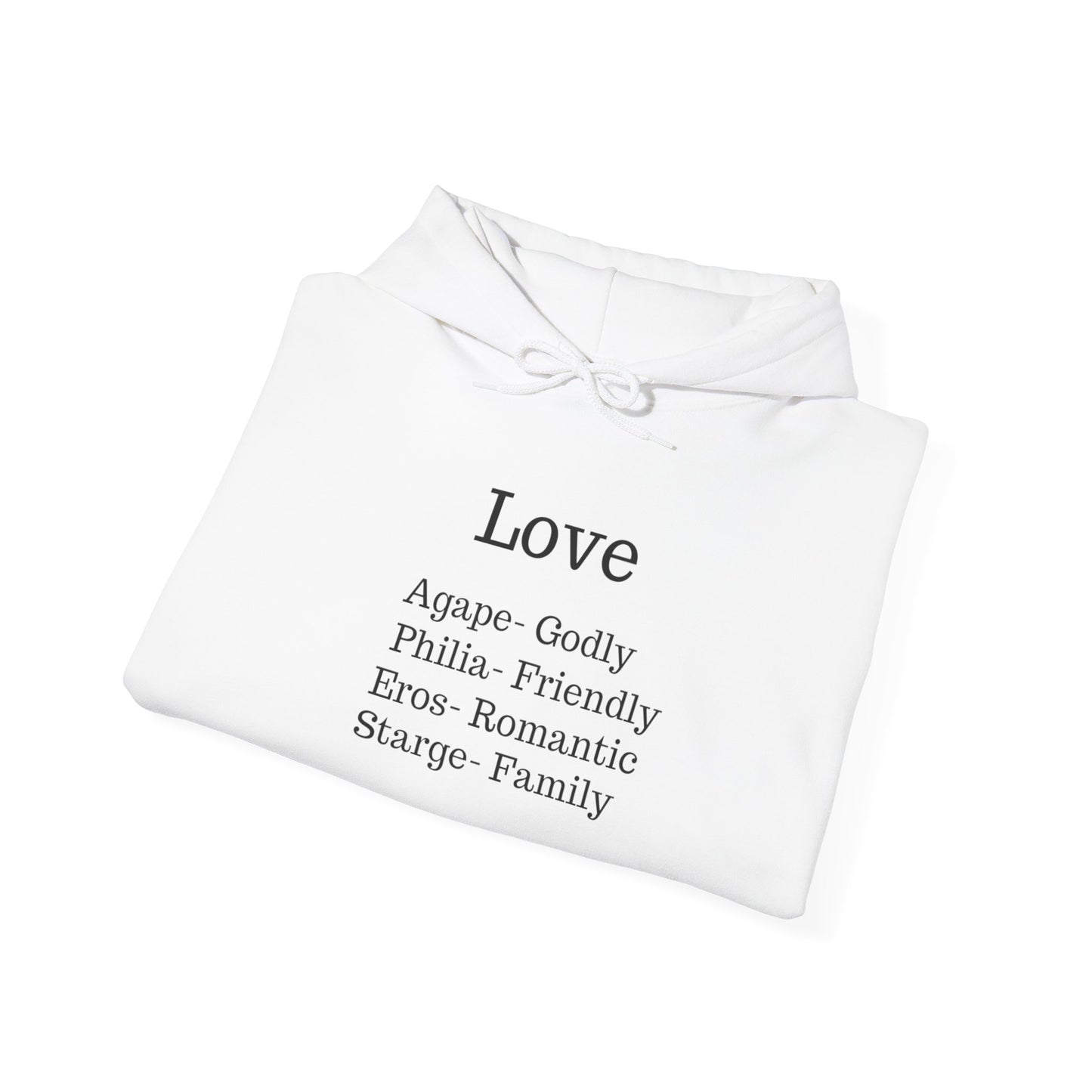 The "Language of Love" Aesthetic Hoodie – Soft Pink Heart Graphic
