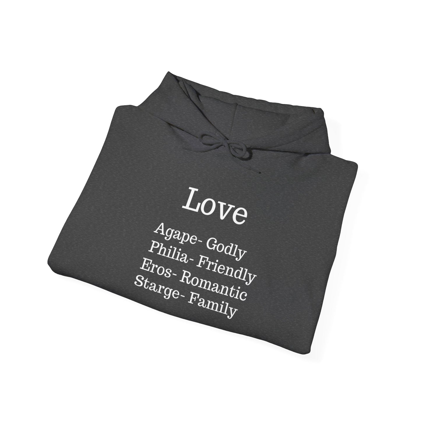 The "Language of Love" Aesthetic Hoodie – Soft Pink Heart Graphic