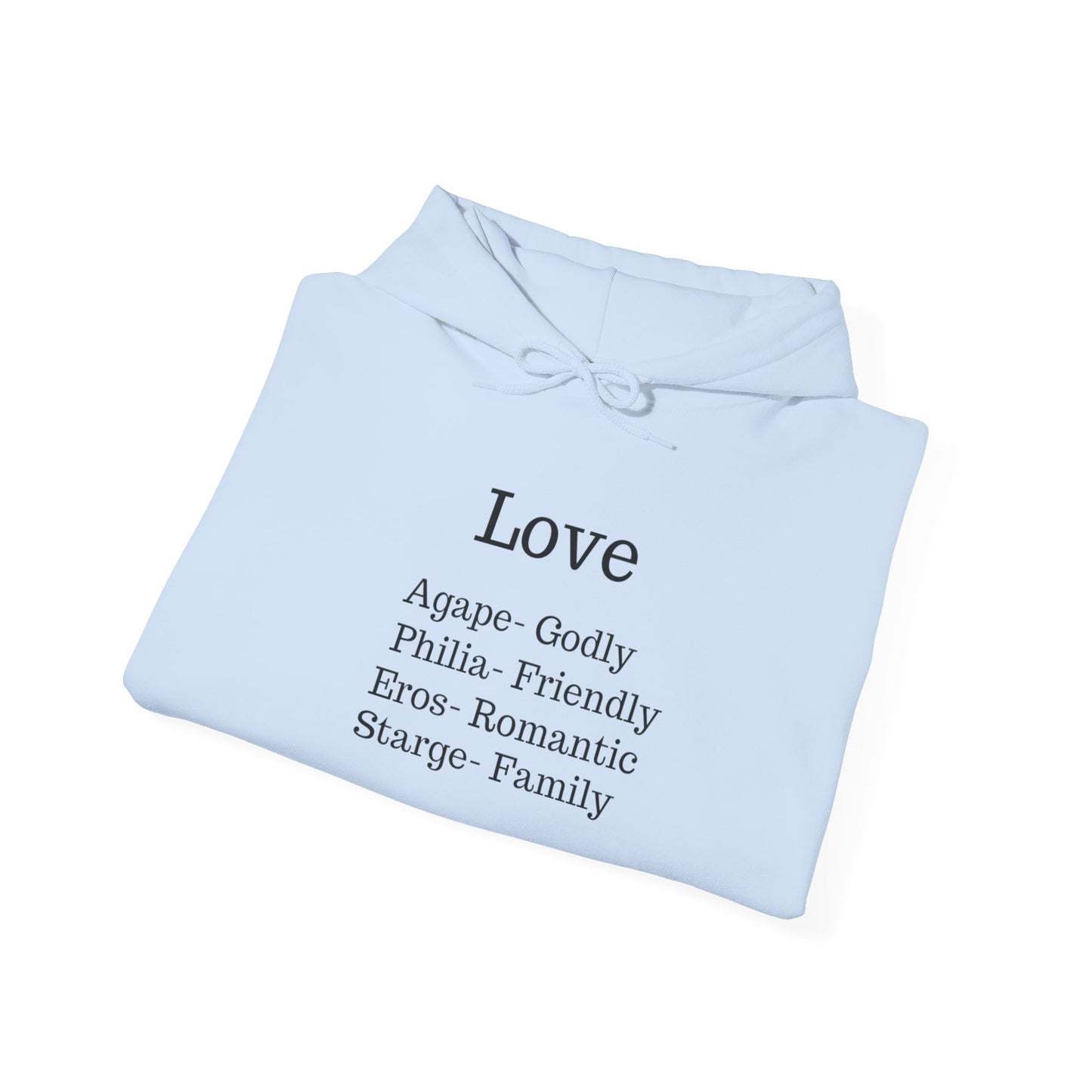 The "Language of Love" Aesthetic Hoodie – Soft Pink Heart Graphic