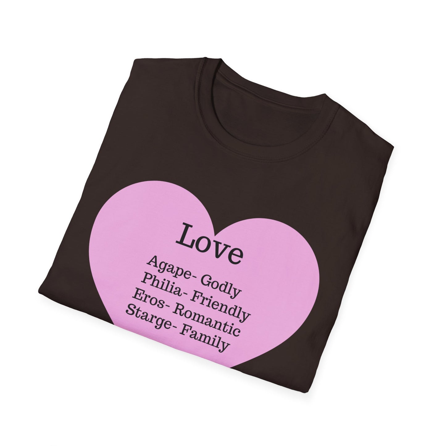 The "Four Loves" Ancient Greek Definition Tee – Wear the Language of the Heart