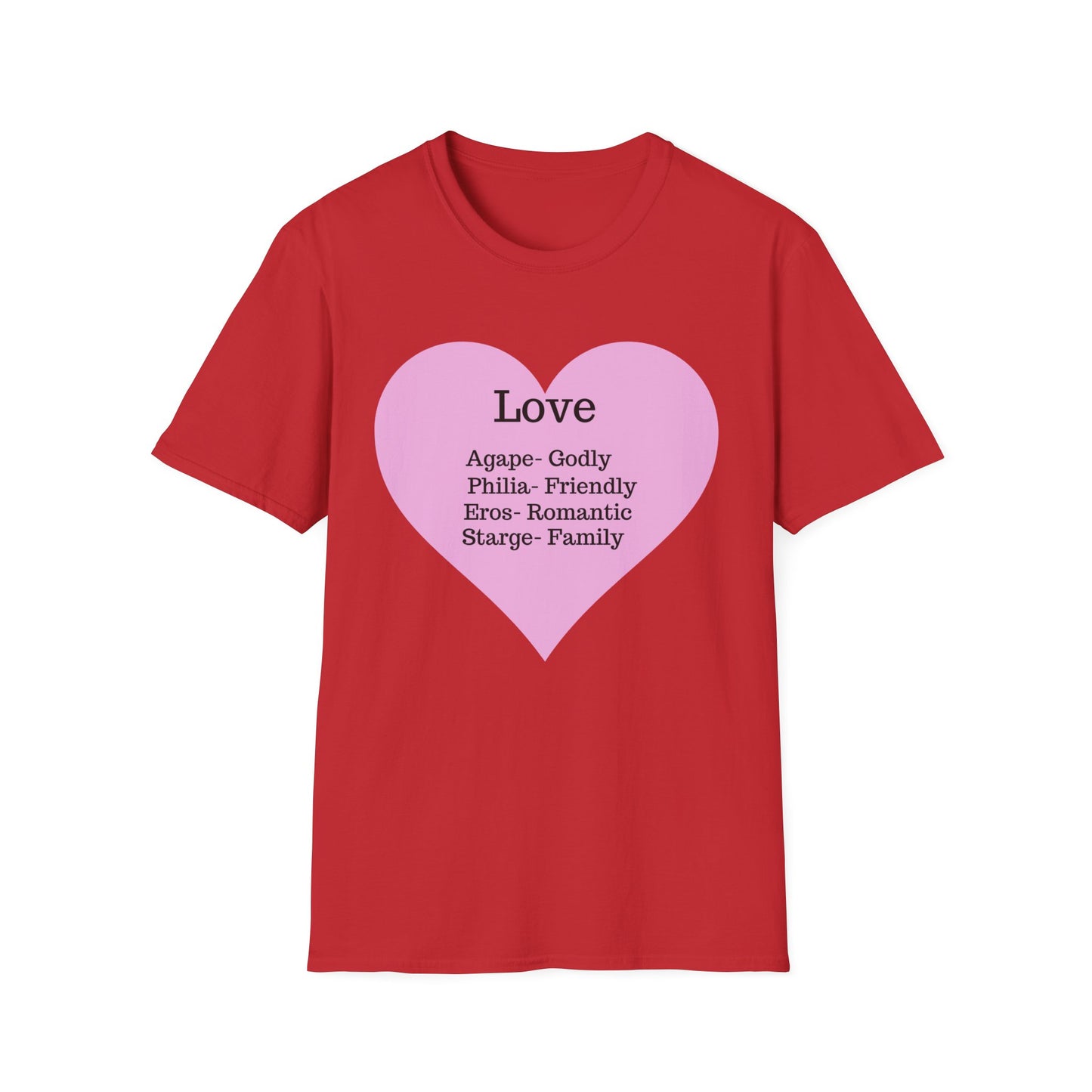 The "Four Loves" Ancient Greek Definition Tee – Wear the Language of the Heart