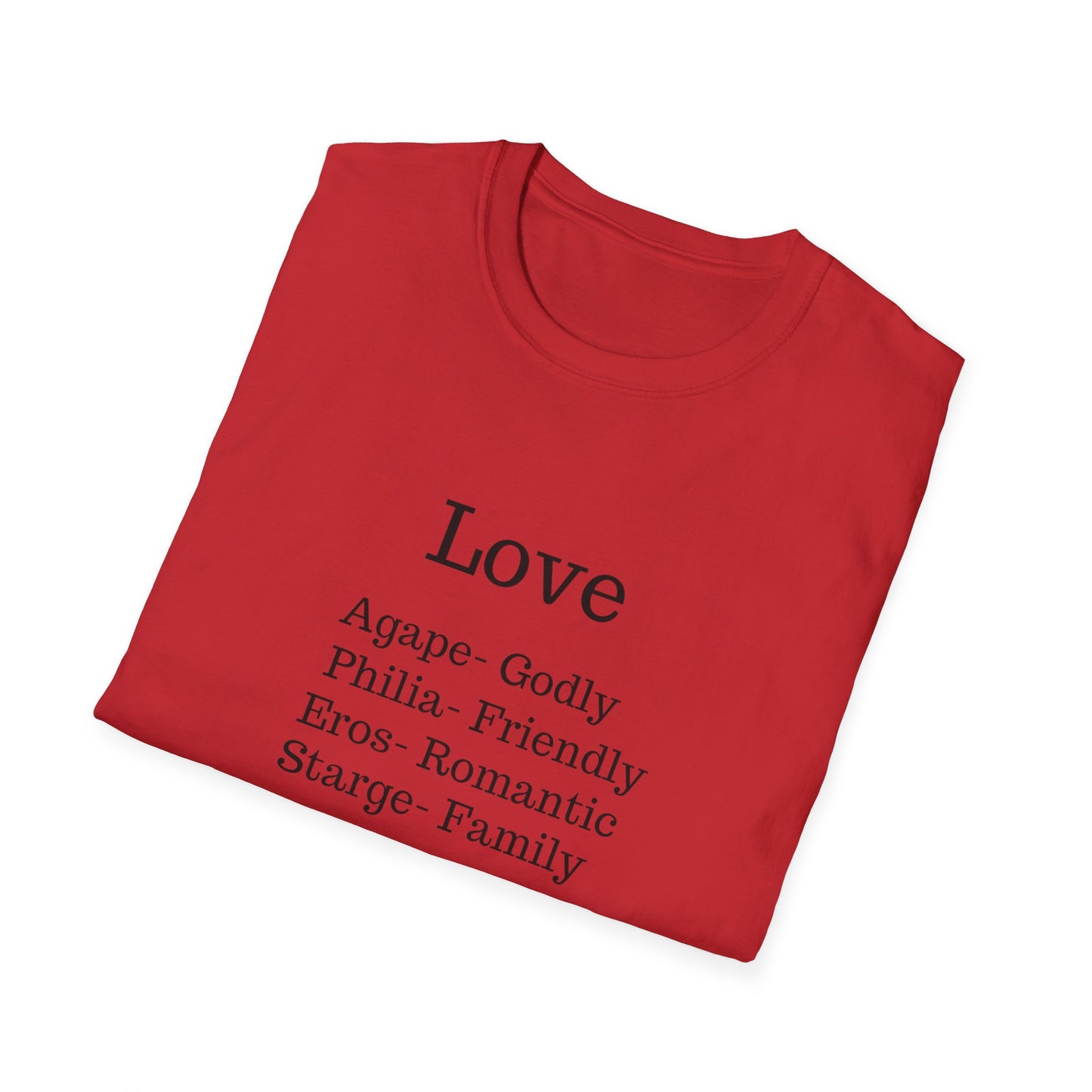 The "Four Loves" Greek Definition Tee – Wear the Language of the Soul