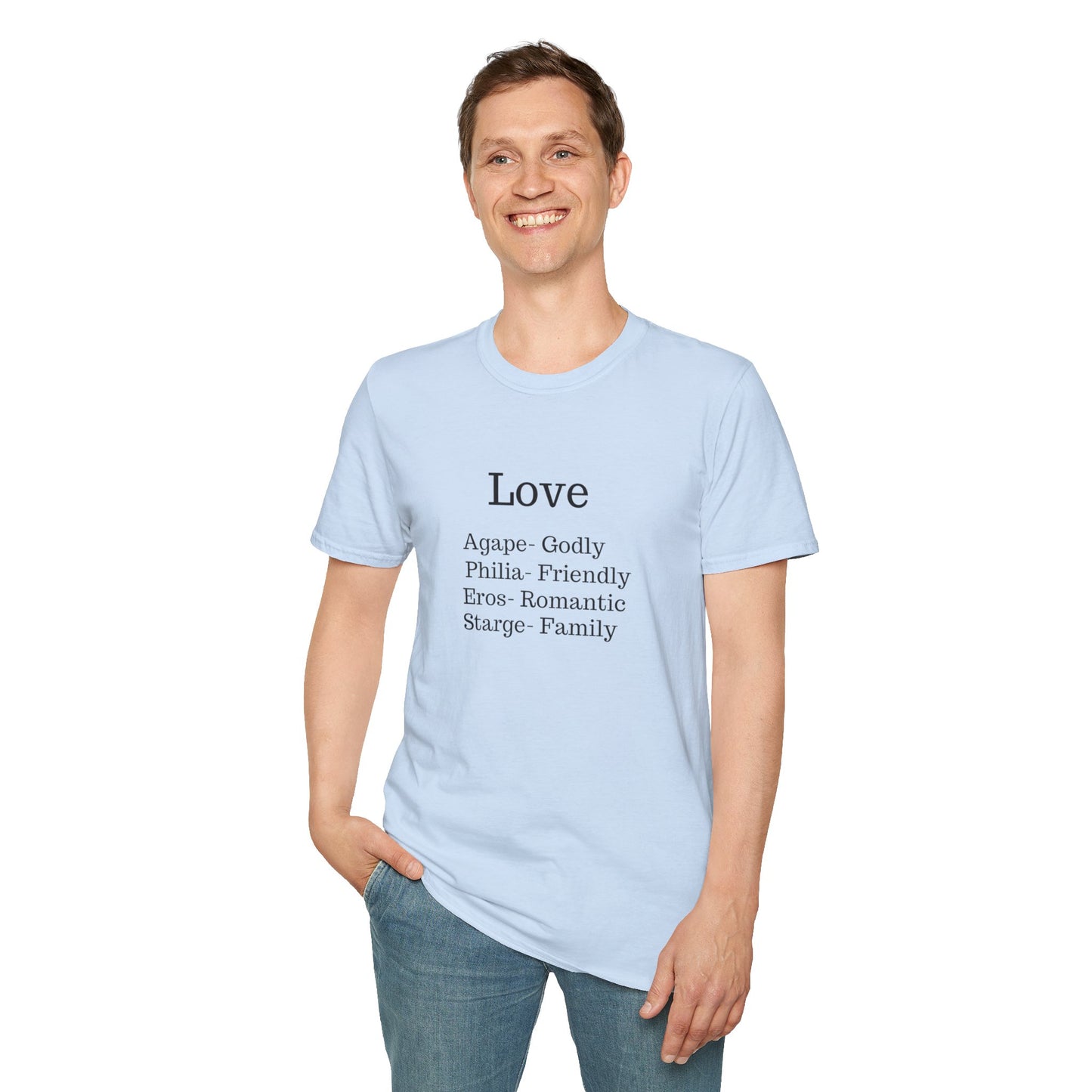 The "Four Loves" Greek Definition Tee – Wear the Language of the Soul