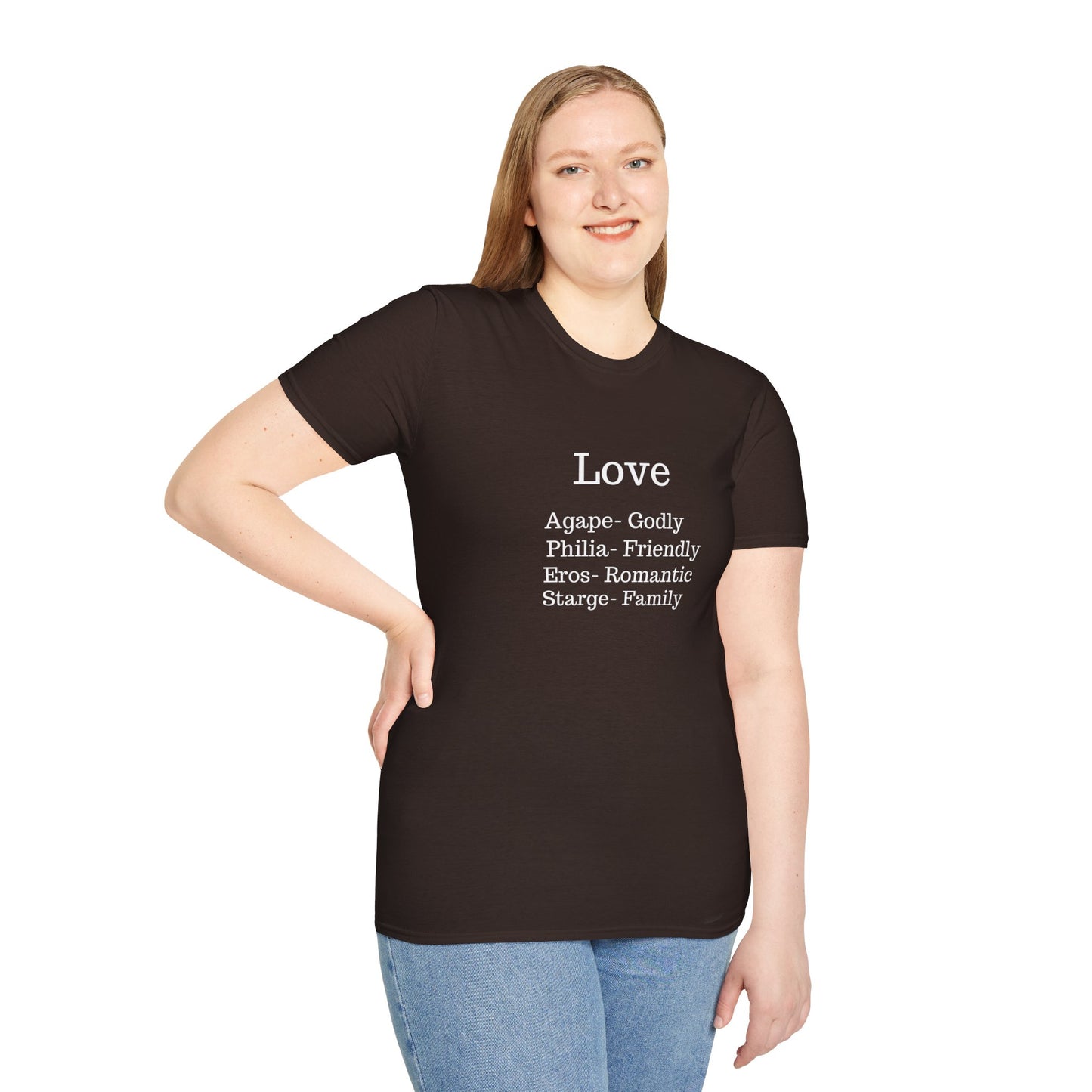 The "Four Loves" Greek Definition Tee – Wear the Language of the Soul