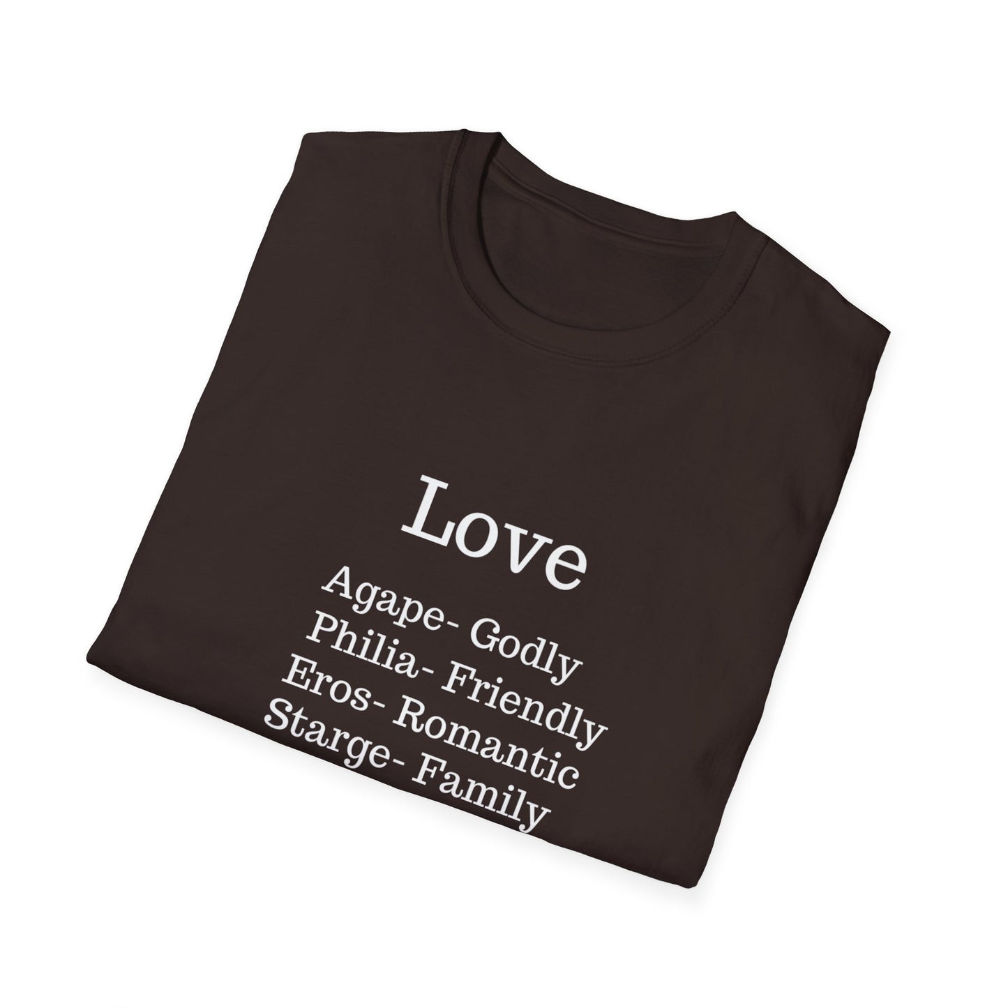 The "Four Loves" Greek Definition Tee – Wear the Language of the Soul
