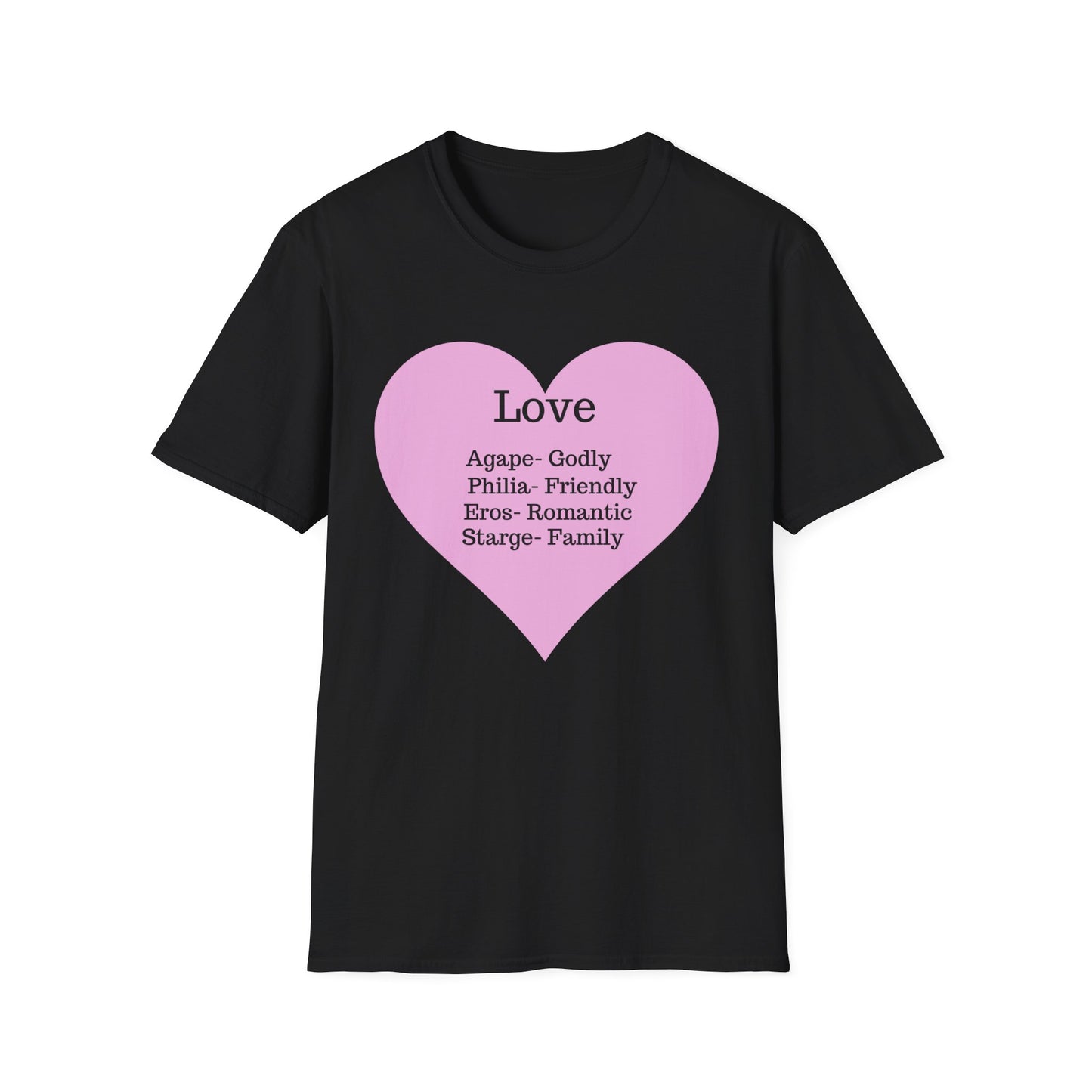 The "Four Loves" Ancient Greek Definition Tee – Wear the Language of the Heart