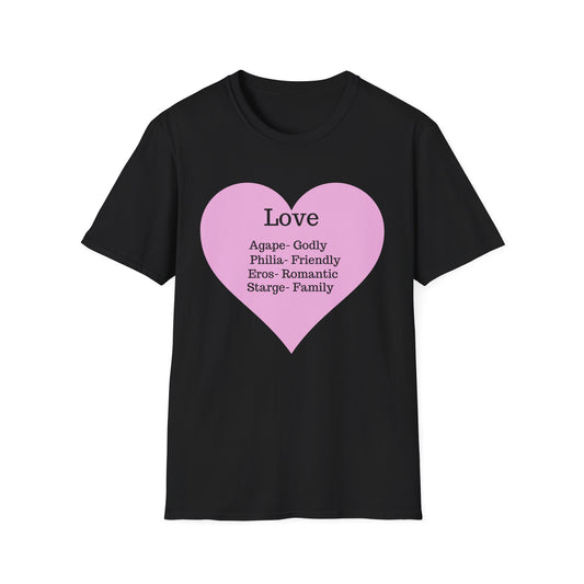 The "Four Loves" Ancient Greek Definition Tee – Wear the Language of the Heart