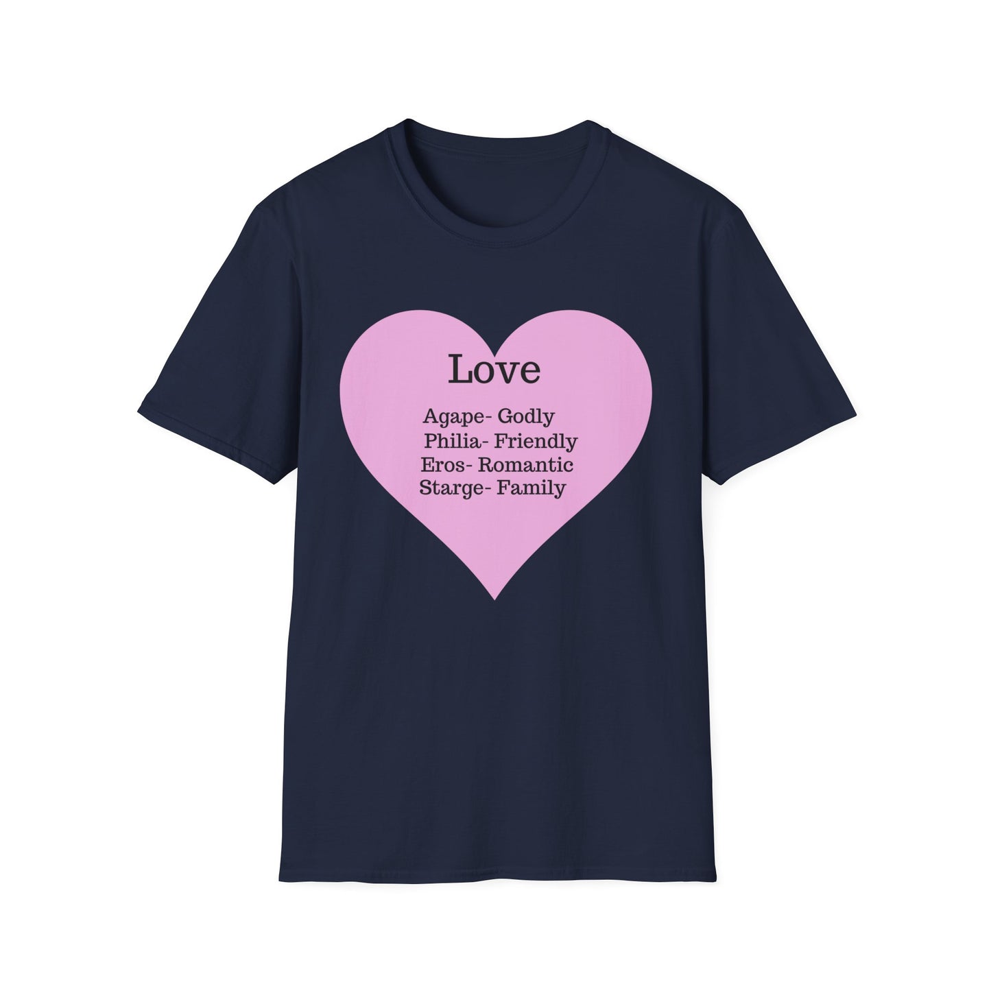 The "Four Loves" Ancient Greek Definition Tee – Wear the Language of the Heart
