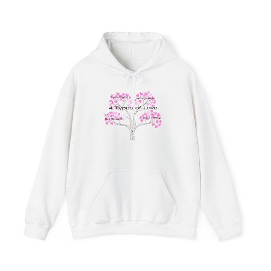 The "Language of Love" Aesthetic Hoodie – Soft Pink Heart Graphic