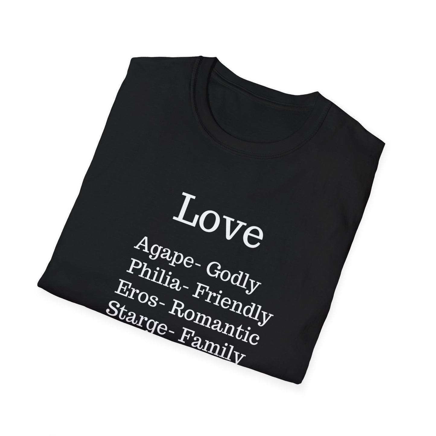The "Four Loves" Greek Definition Tee – Wear the Language of the Soul