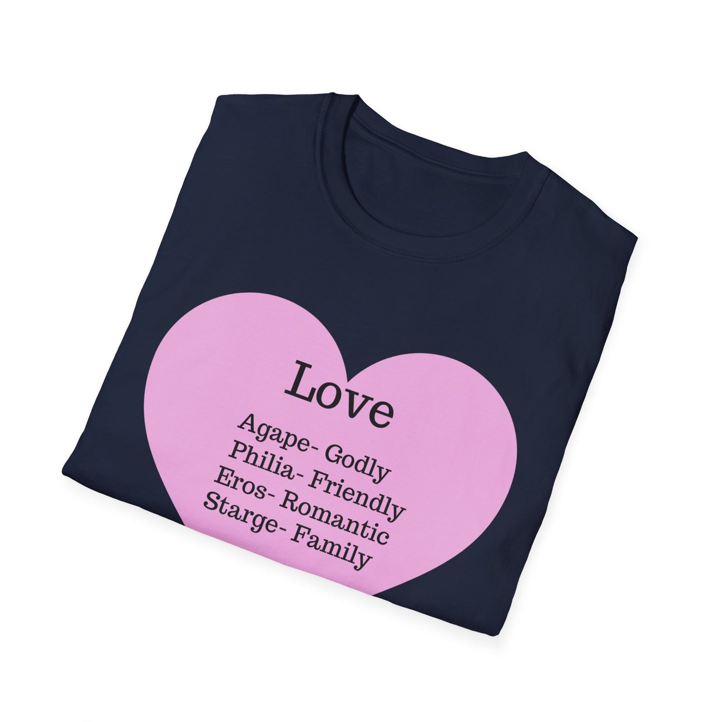 The "Four Loves" Ancient Greek Definition Tee – Wear the Language of the Heart