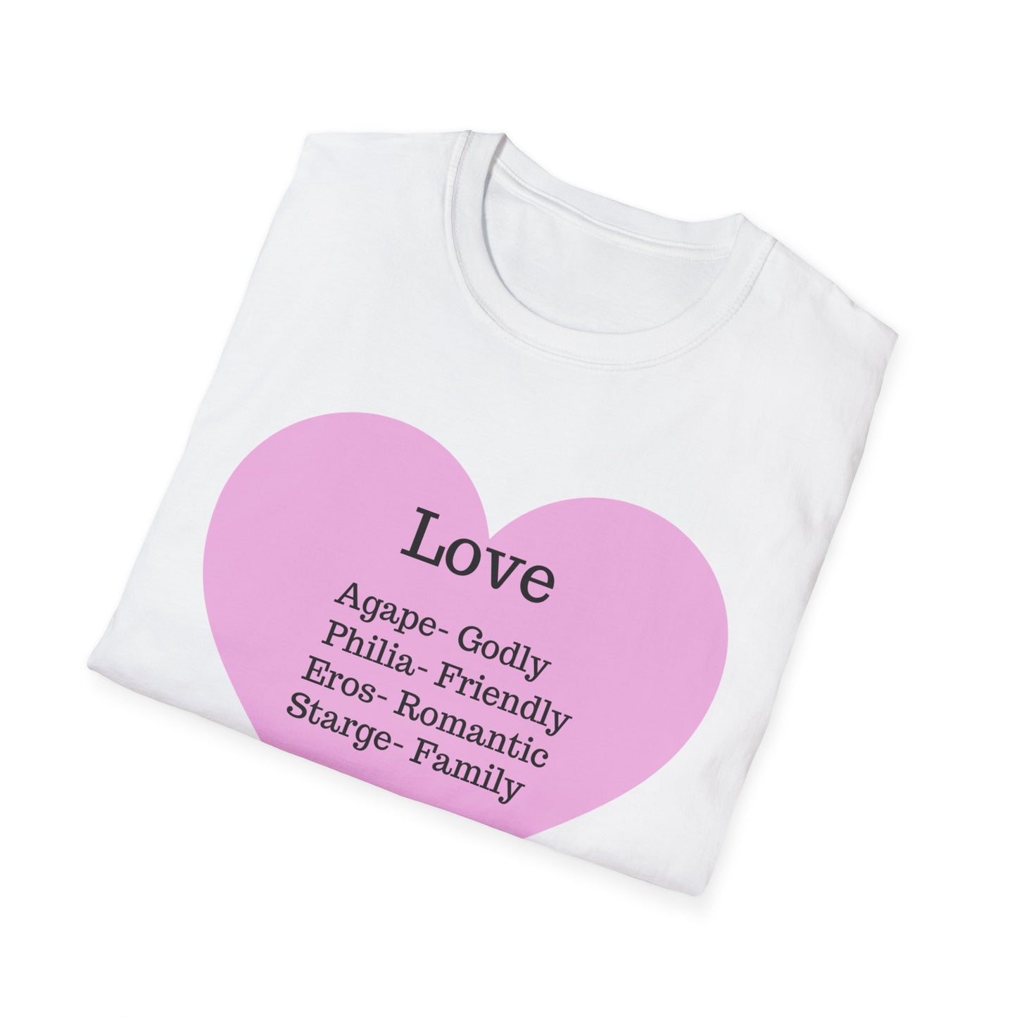 The "Four Loves" Ancient Greek Definition Tee – Wear the Language of the Heart