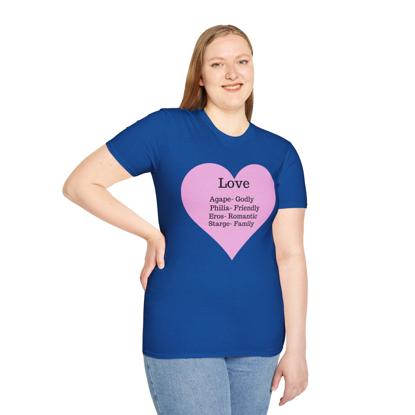 The "Four Loves" Ancient Greek Definition Tee – Wear the Language of the Heart