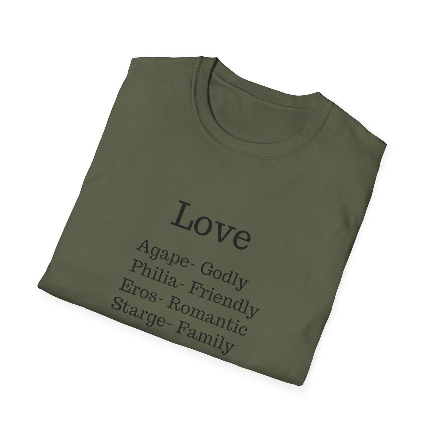 The "Four Loves" Greek Definition Tee – Wear the Language of the Soul