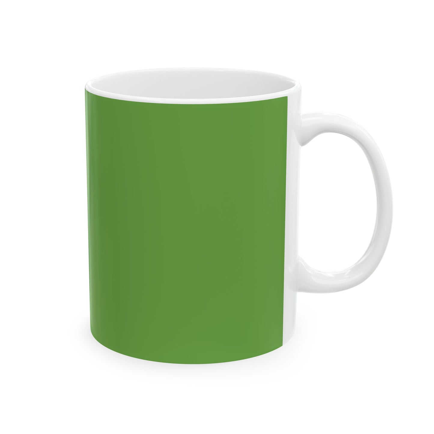 The "Language of Love" Ceramic Mug – A Sincere Start to Your Day (11oz, 15oz)(Green)