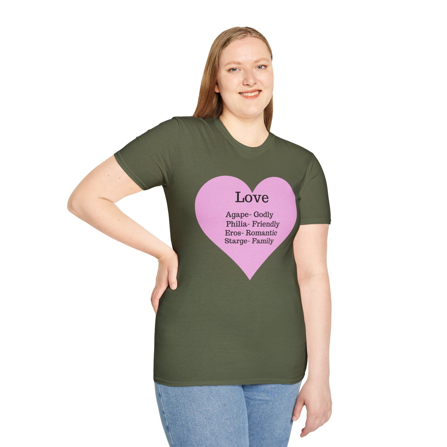 The "Four Loves" Ancient Greek Definition Tee – Wear the Language of the Heart