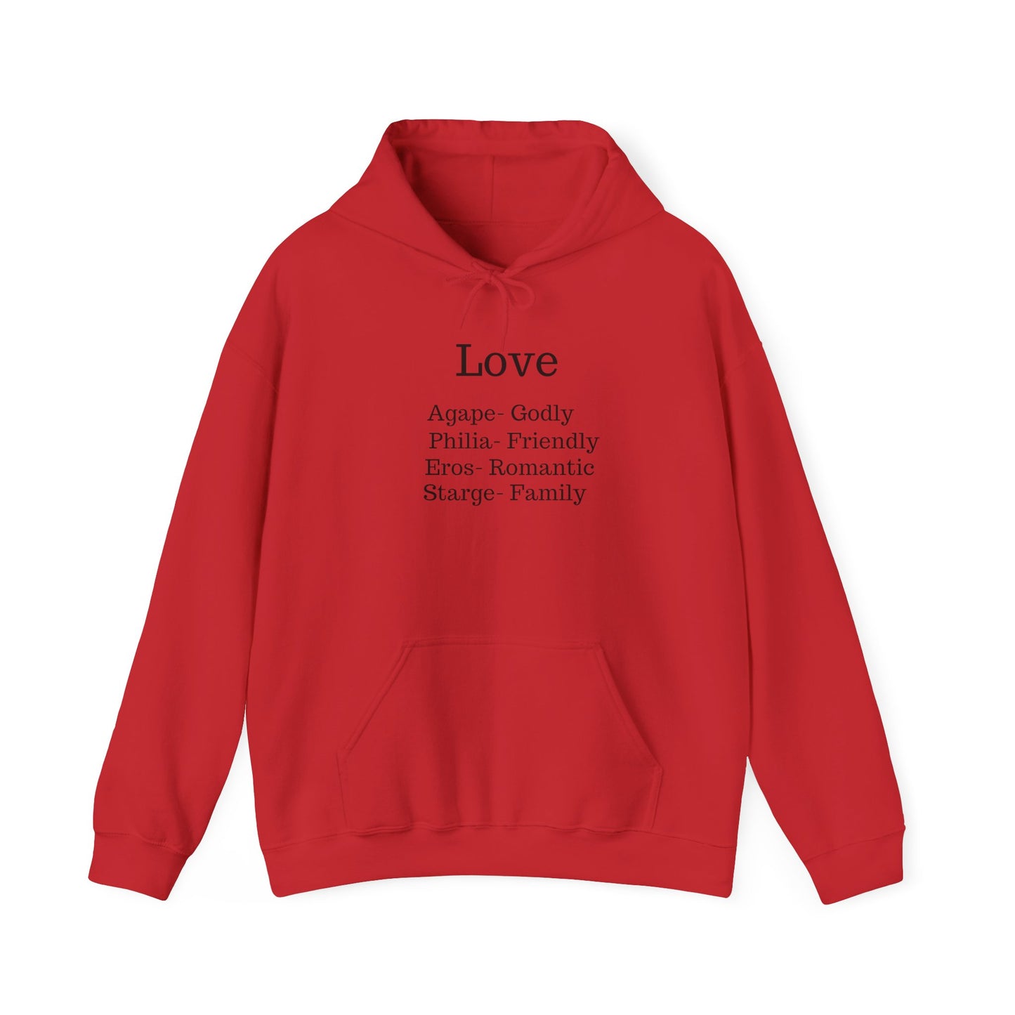 The "Language of Love" Aesthetic Hoodie – Soft Pink Heart Graphic
