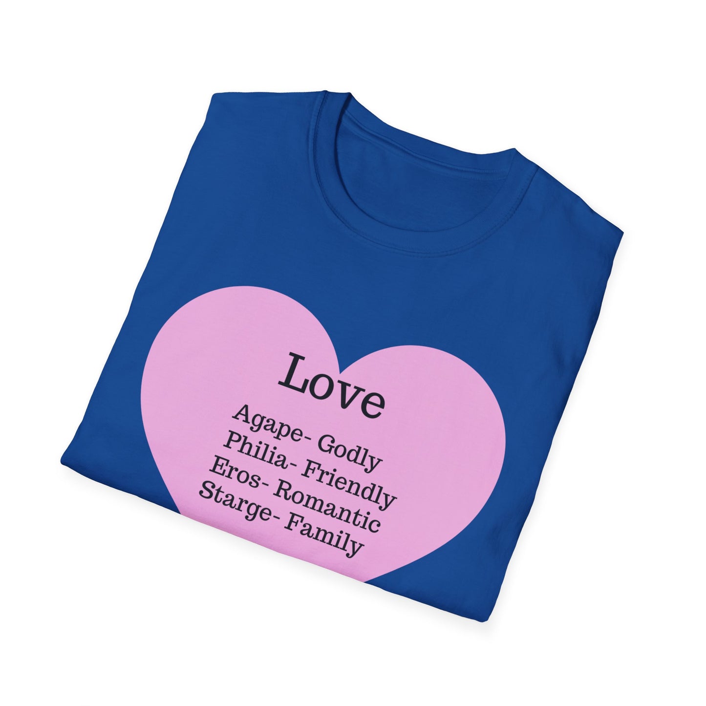 The "Four Loves" Ancient Greek Definition Tee – Wear the Language of the Heart
