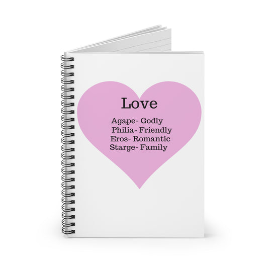 The "Language of the Heart" Notebook – Ruled Journal for Every Thought