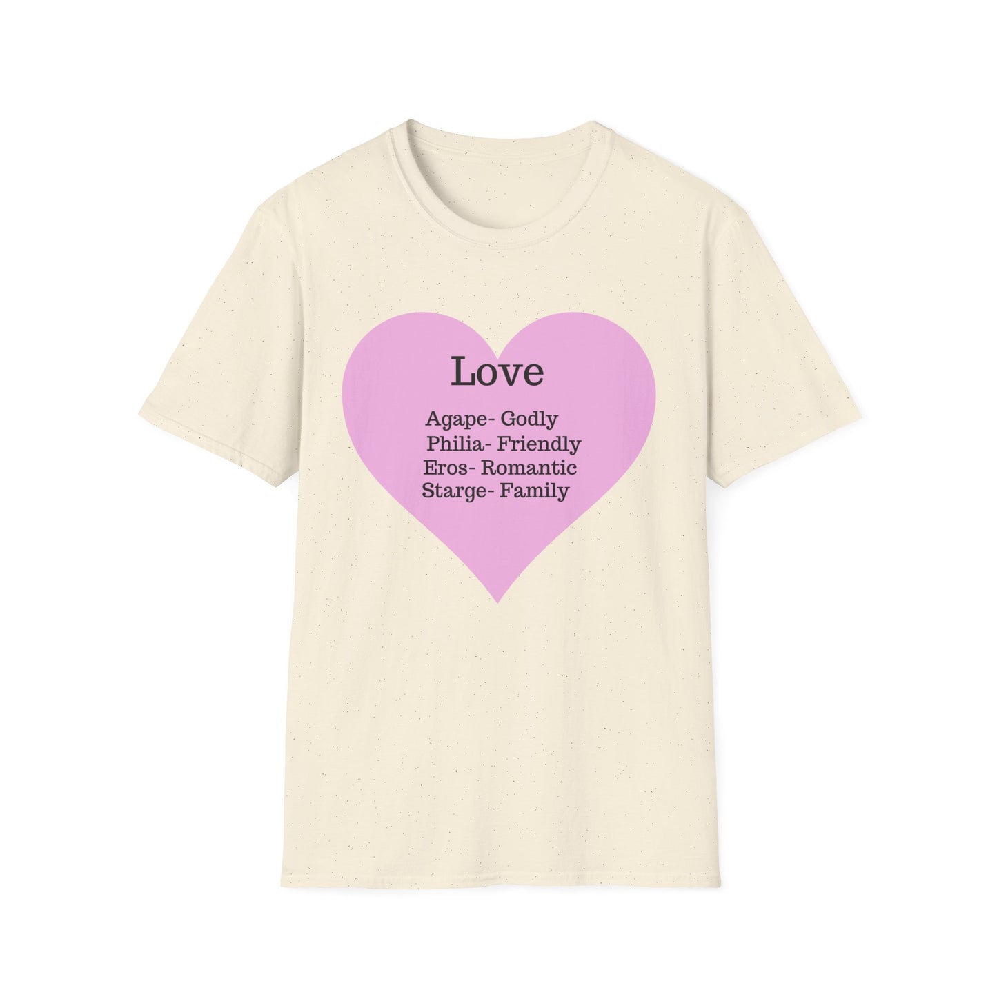 The "Four Loves" Ancient Greek Definition Tee – Wear the Language of the Heart