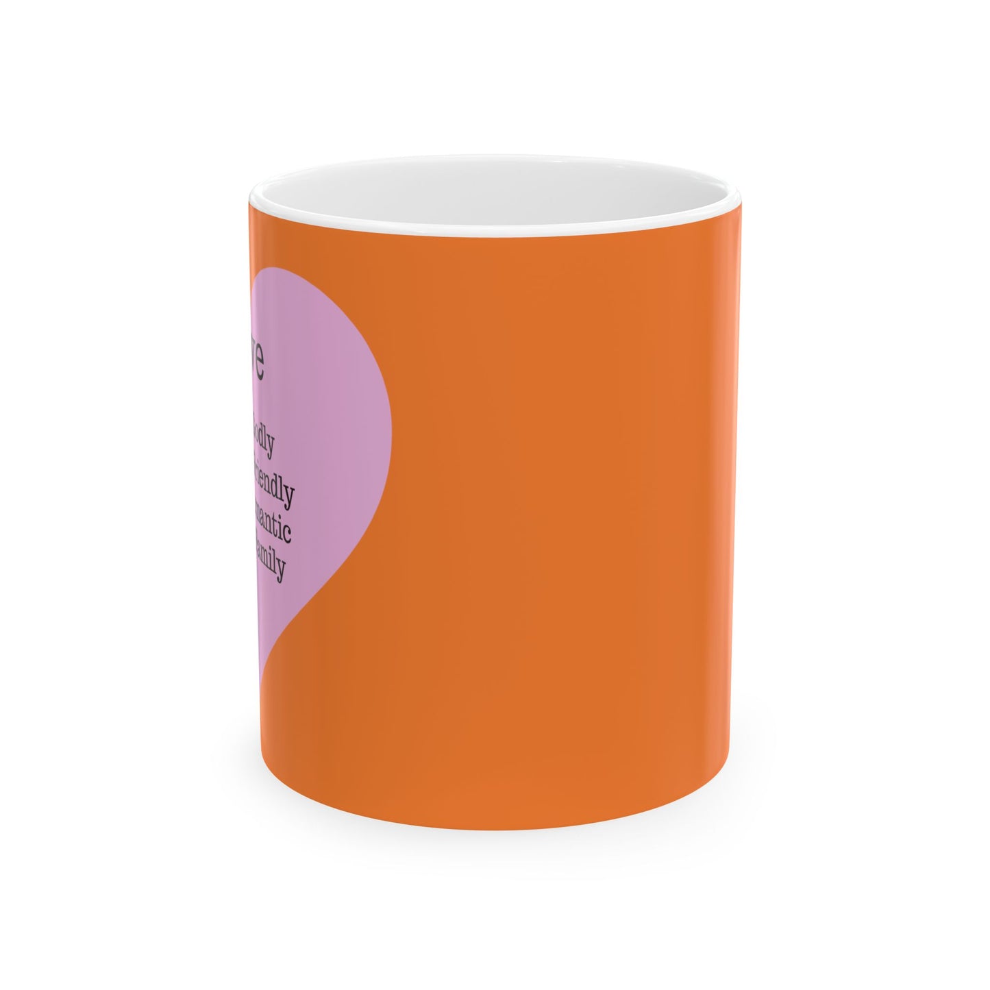 The "Language of Love" Ceramic Mug – A Sincere Start to Your Day (11oz, 15oz)(Crusta)