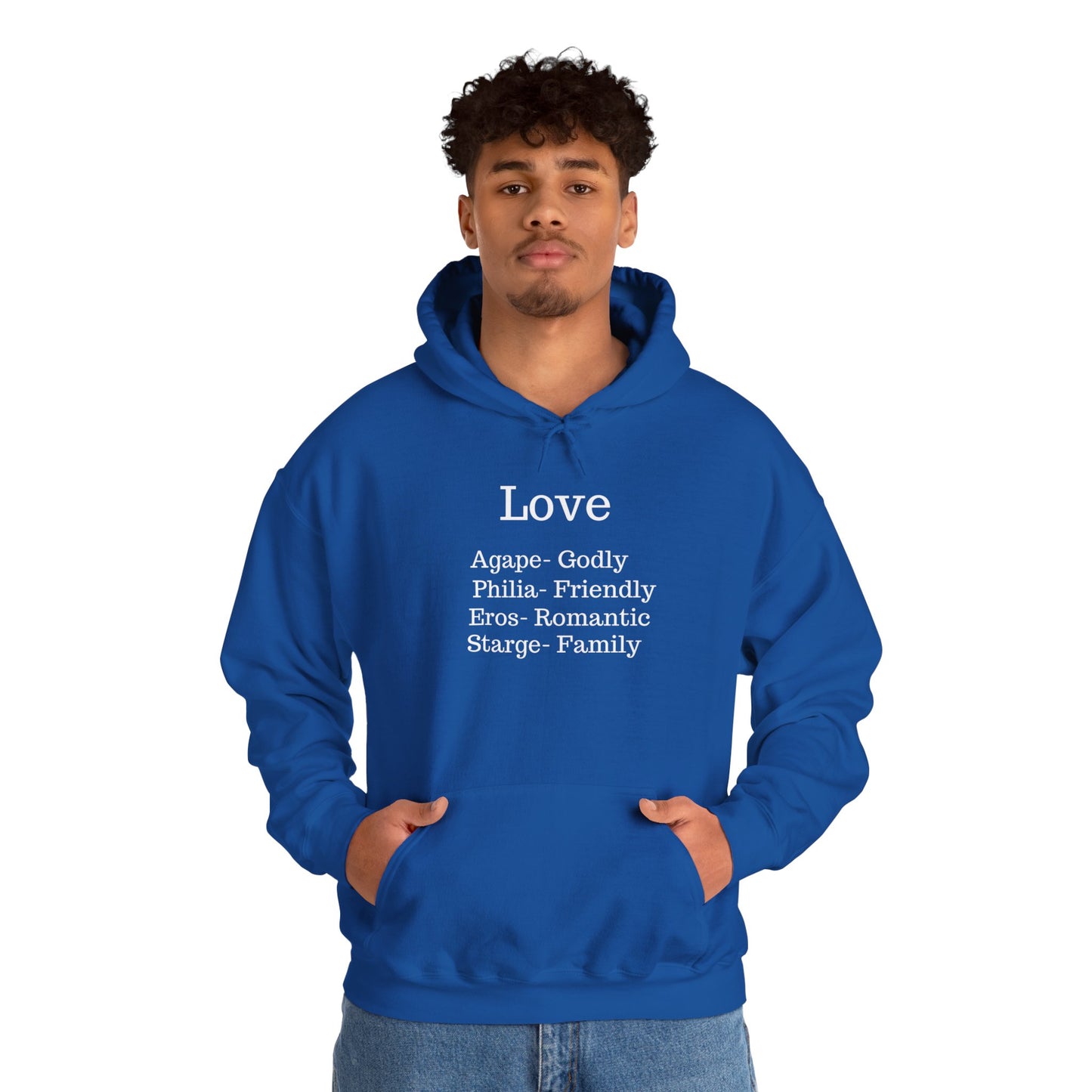 The "Language of Love" Aesthetic Hoodie – Soft Pink Heart Graphic